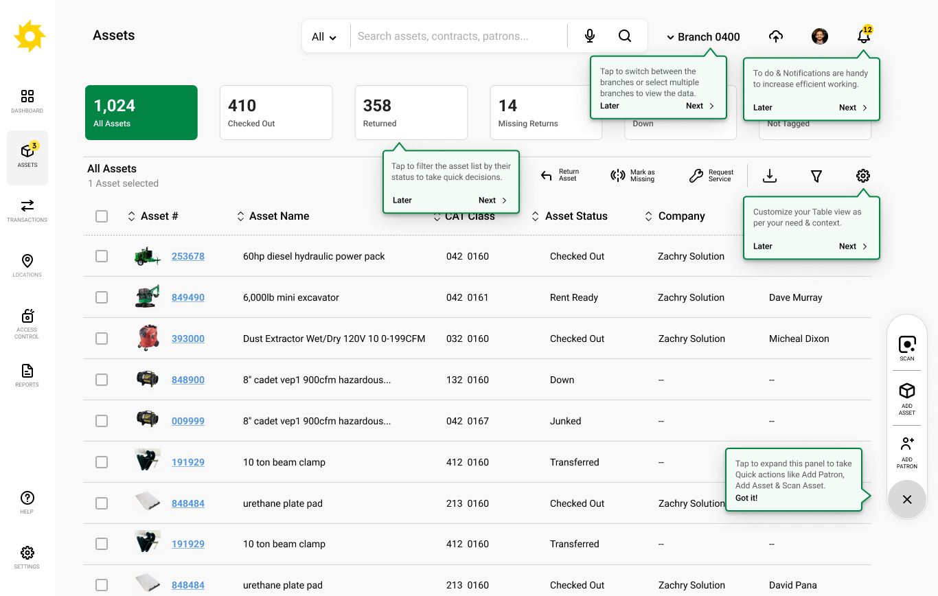 Guided contextual onboarding